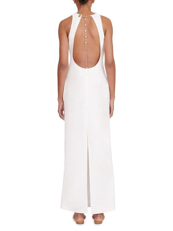 Staud Shannon Open-Back Maxi Dress 2