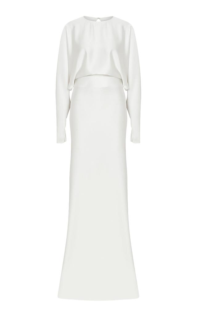 ILA. ILA. - Brooklyn Open Back Satin Maxi Dress - White - EU 34 - Moda Operandi