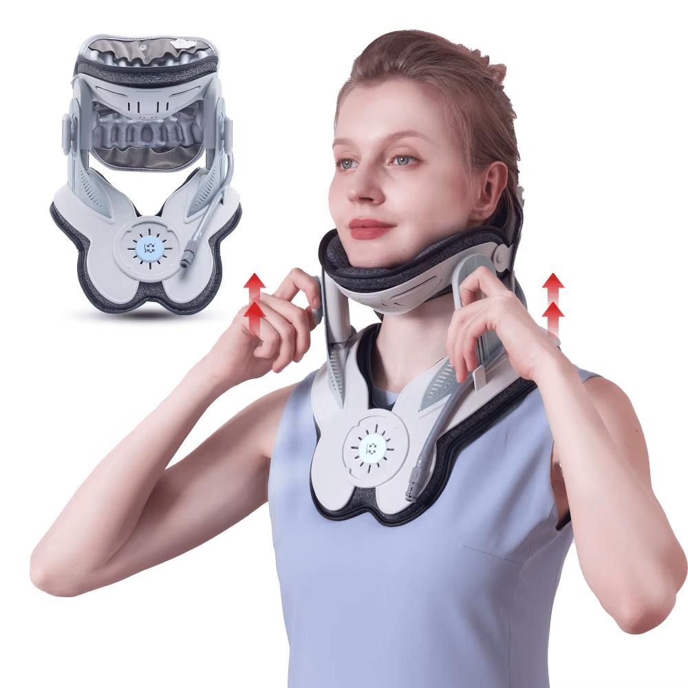 ERUULE Chiropractic Posture Corrector Neck Cervical Traction Shoulder Relaxer For Tension Release
