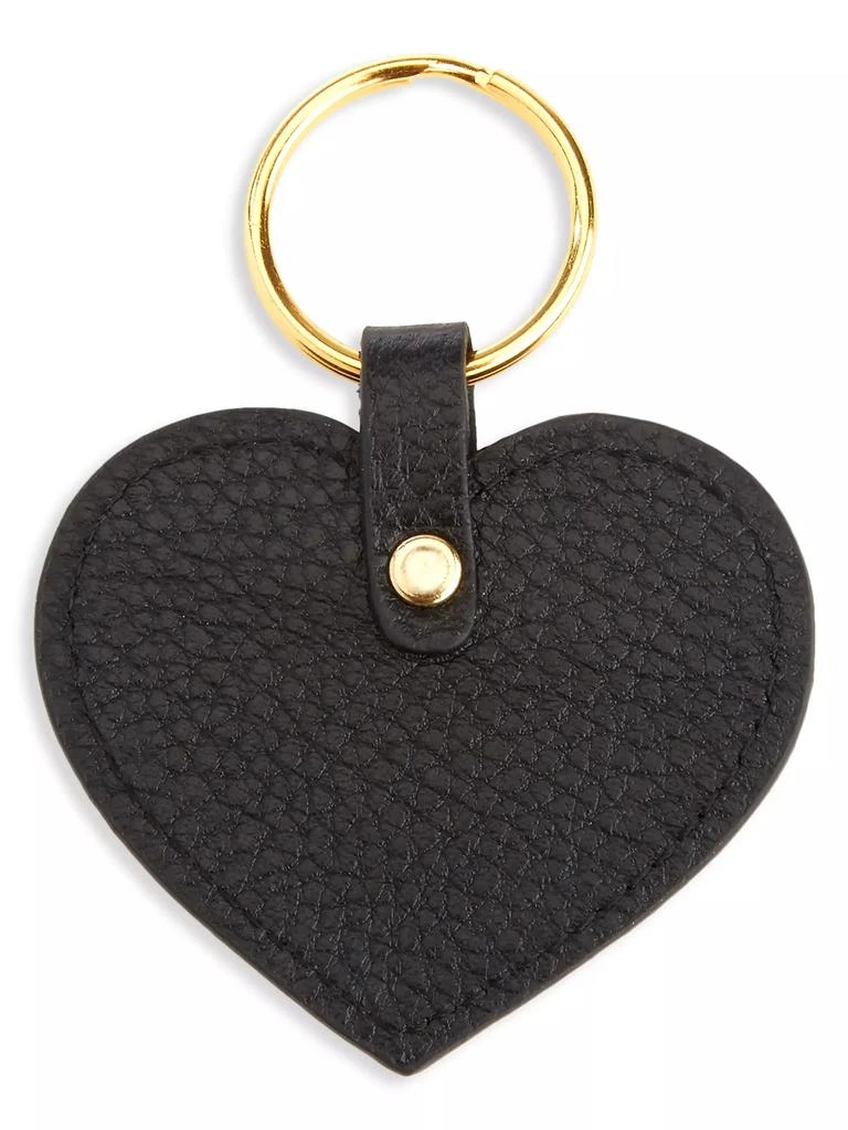 Royce New York Heart-Shaped Leather Key Chain 1