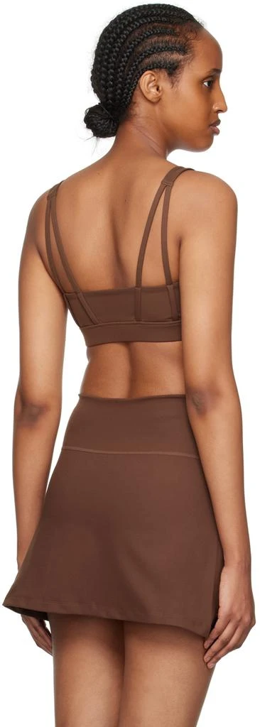 Girlfriend Collective Brown Andy Sport Bra 3