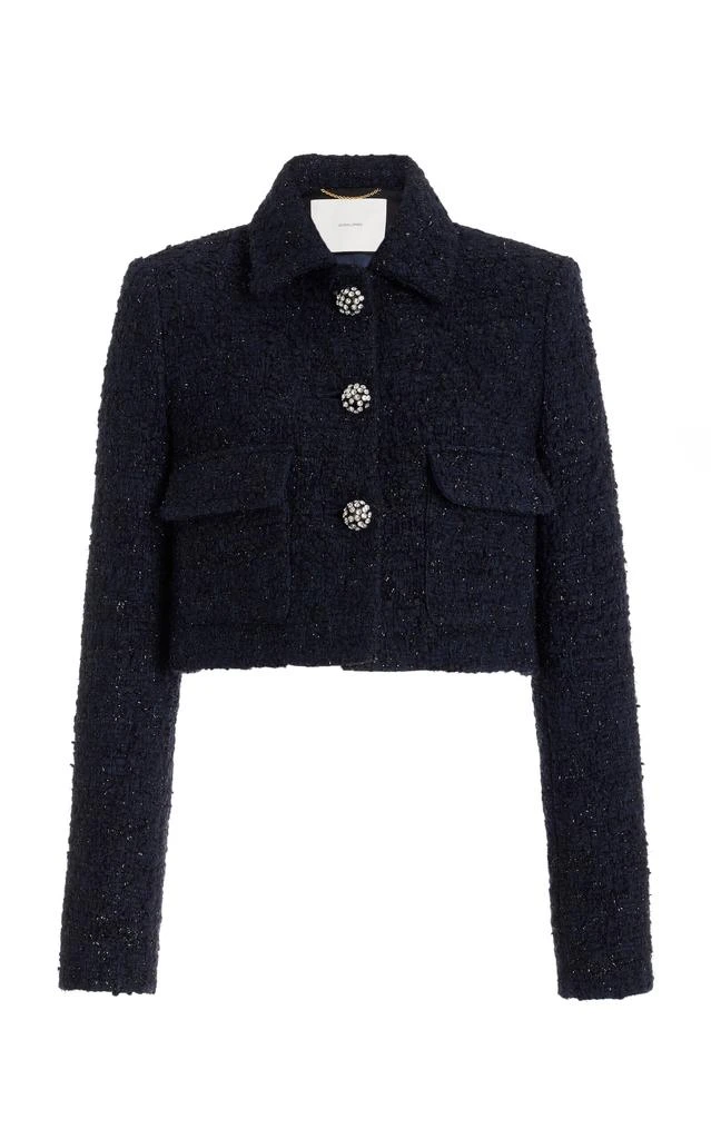 ADAM LIPPES Adam Lippes - Tweed Jacket - Navy - US 4 - Moda Operandi 1