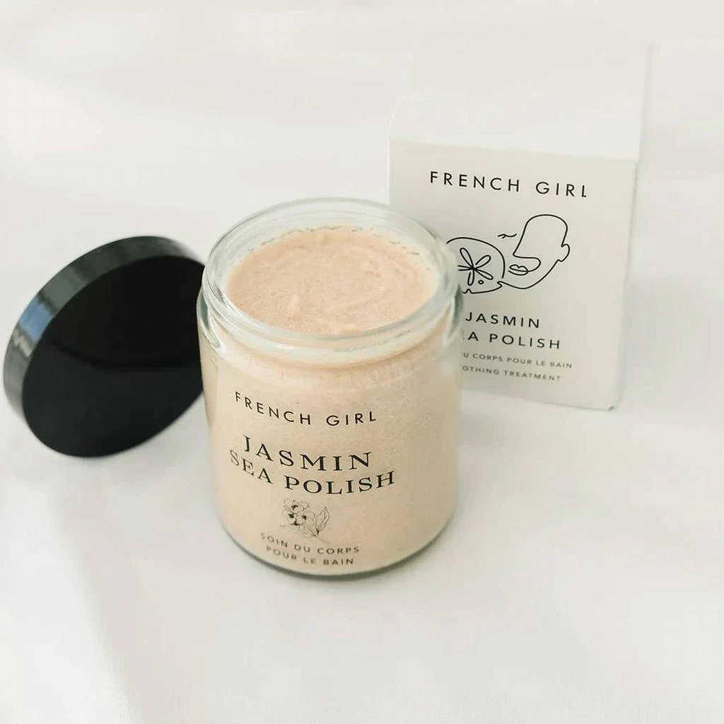 FRENCH GIRL Organic Hydrating Jasmine Body Scrub In Pink 2