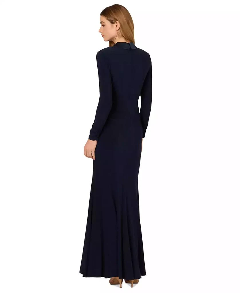 Adrianna Papell Women's Long-Sleeve Tuxedo Gown - Dresses & Skirts - Free  Shipping - BeyondStyle