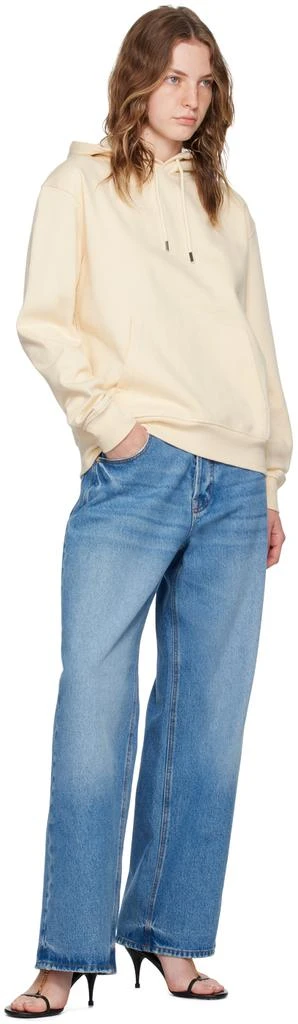 Jacquemus Beige Les Classiques 'Le sweatshirt brodé' Hoodie 4