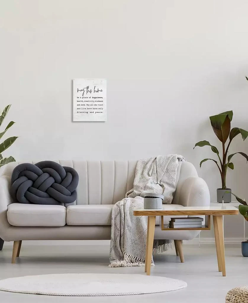 Stupell Industries May This Home Family Inspirational Word on Wood Texture Design Wall Plaque Art, 10" x 15" 4