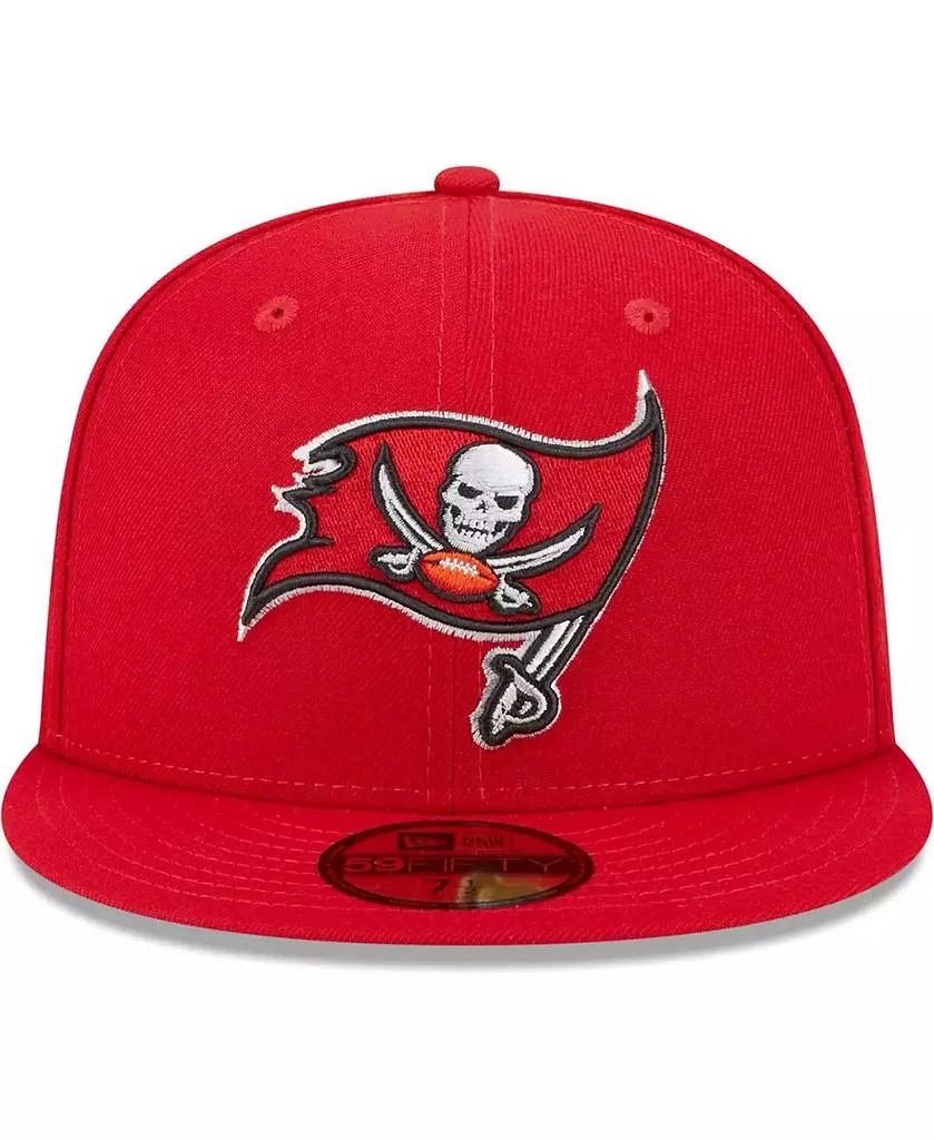 New Era Men's Red Tampa Bay Buccaneers Camo Undervisor 59FIFTY Fitted Hat 3