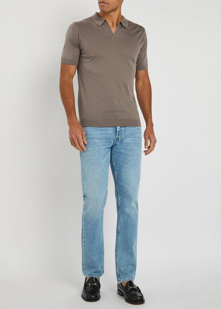John Smedley Noah wool polo shirt 4