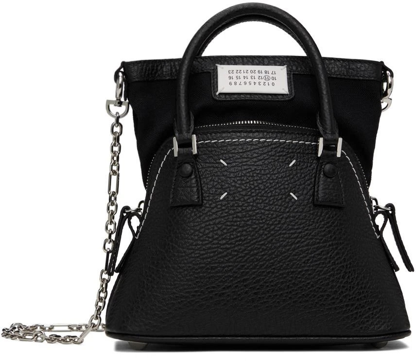 MAISON MARGIELA Black 5AC Classique Micro Bag 1