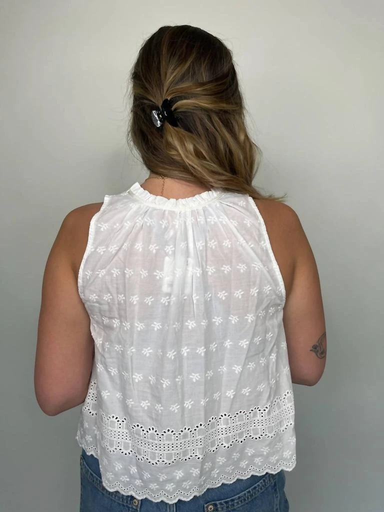 Free People Free People - Marina Eyelet Tank Top 5