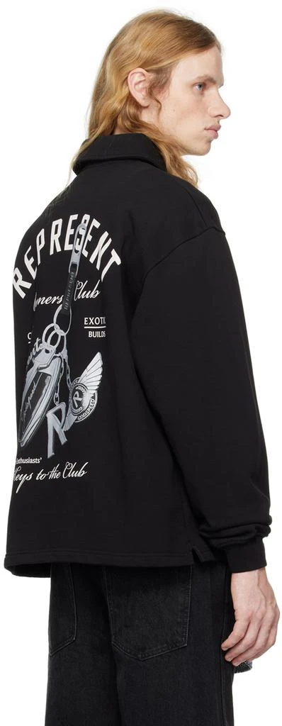 Represent Black 'Keys to the Club' Sweatshirt 3