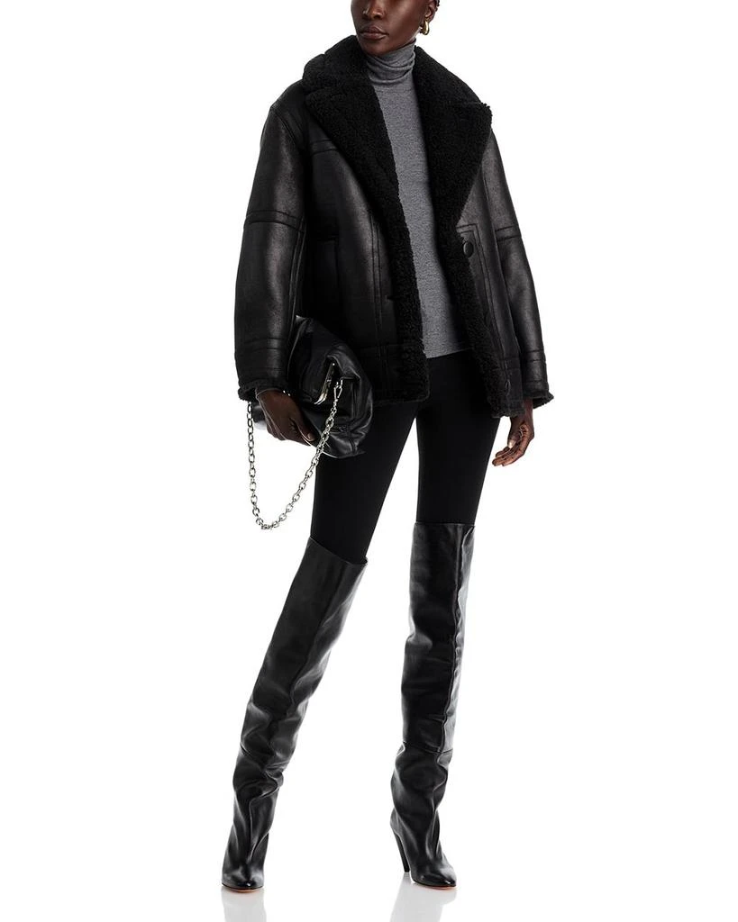 STAND STUDIO Louisa Faux Shearling Jacket 2