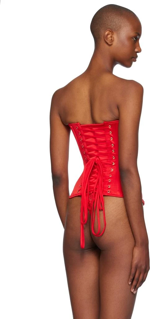 L'Agent by Agent Provocateur Red Scarlie Corset 3