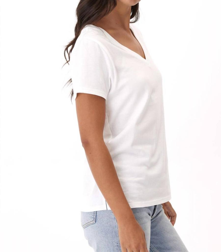 Threads for Thought Threads 4 Thought - Pattie Classic Jersey V Neck Organic Cotton Tee