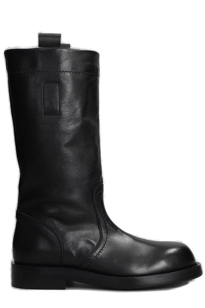 ANN DEMEULEMEESTER Lisa Ankle Boots in Black Leather - Shoes