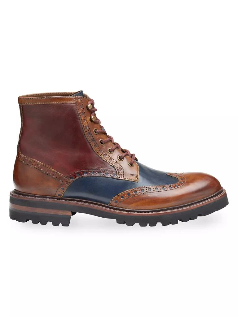 Johnston & Murphy Dudley Lug Wingtip Leather Ankle Boots 1