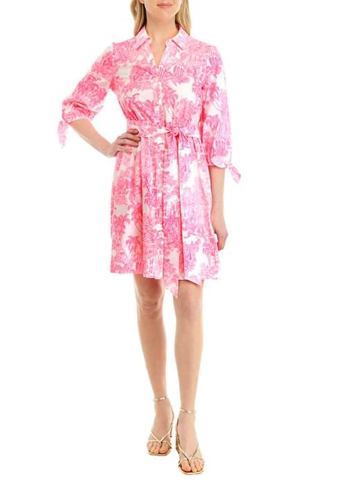 Lilly Pulitzer Pulitzer Womens Amrita Cotton Shirtdress 1