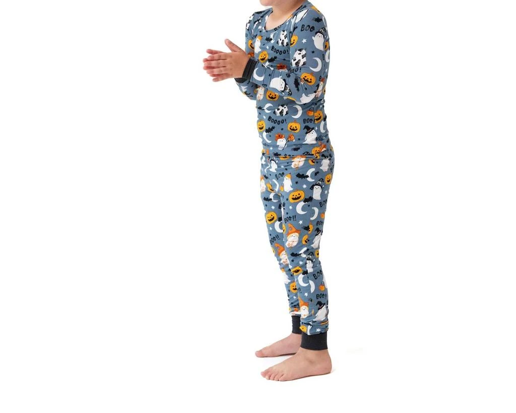 Angel Dear Angel Dear - Boy
s Costumed Ghosts Glow-in-the-dark Bamboo Long Sleeve Pajama Set 2