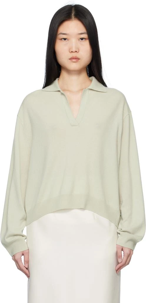 Arch4 Green Oxford Sweater 1