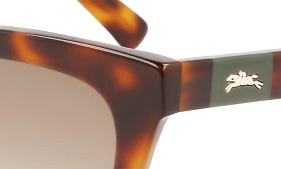 Longchamp Le Pliage 54mm Modified Rectangular Sunglasses 6