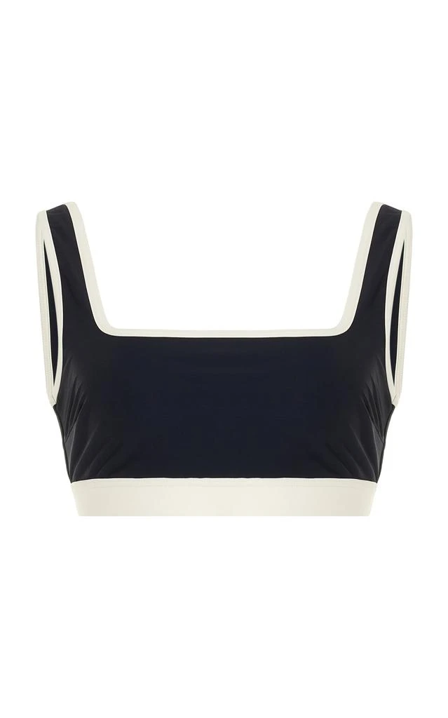 Bondi Born BONDI BORN - Hayden Contrast-Trimmed Bikini Top - Black - XS - Moda Operandi 1