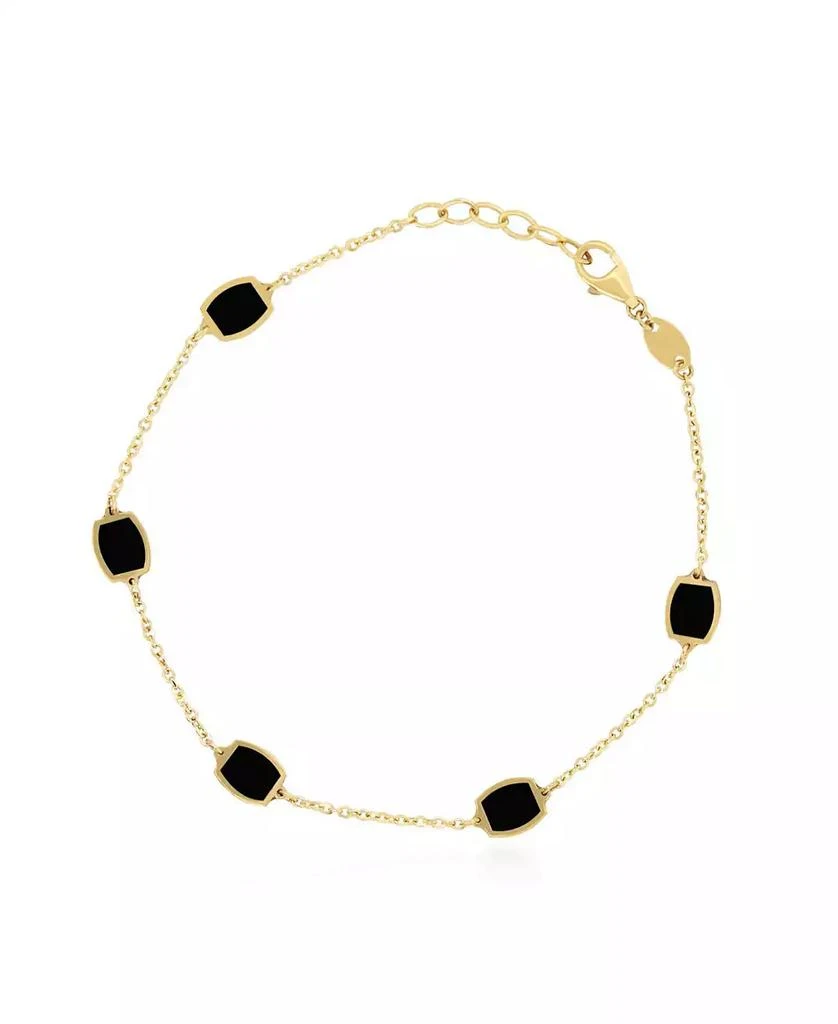 The Lovery Onyx Icon Bracelet 14K Gold