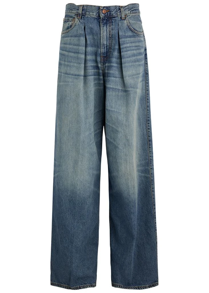 HAIKURE Candy distressed wide-leg jeans 1