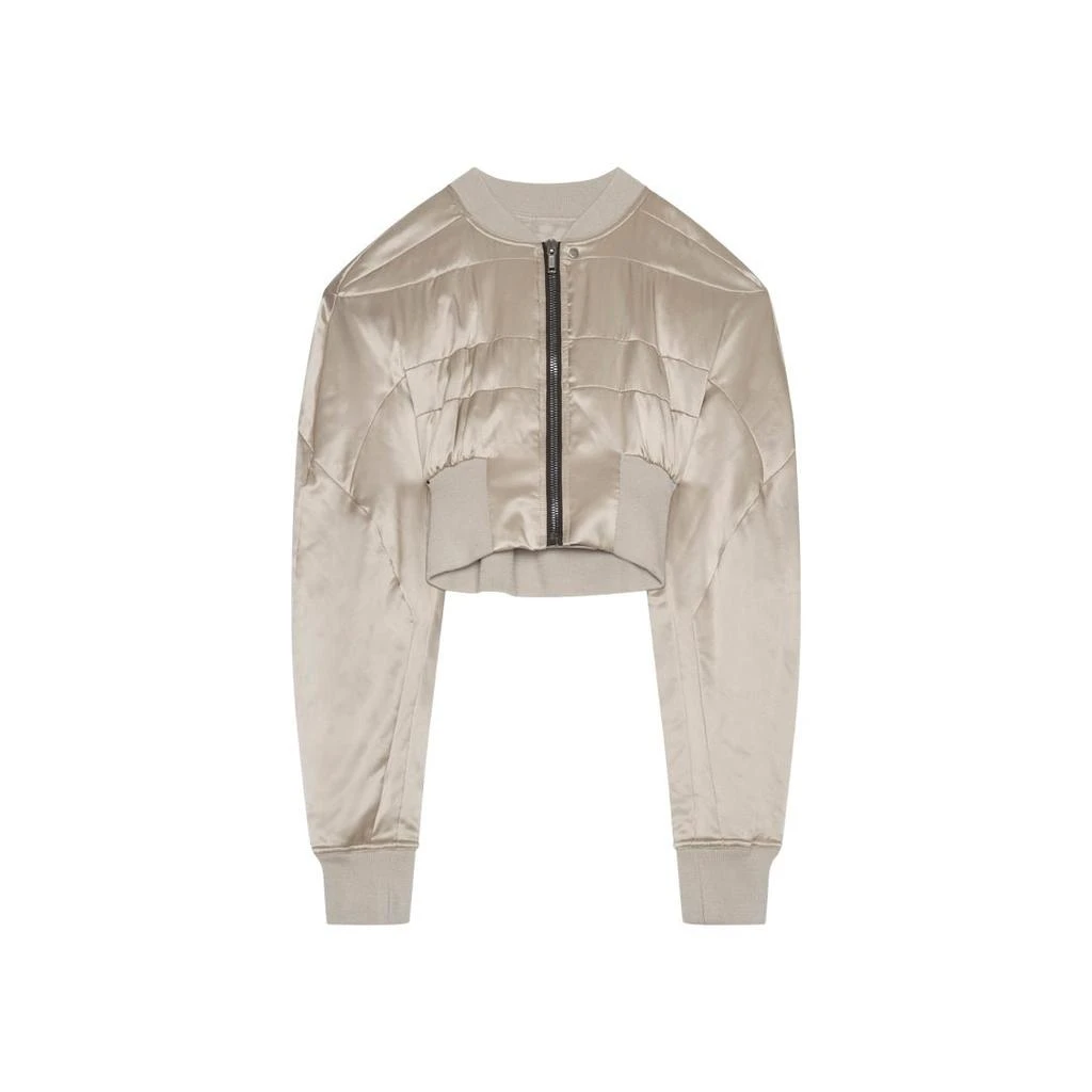 Rick Owens Rick Owens Padded Zip-Up Cropped Bomber Jacket 1