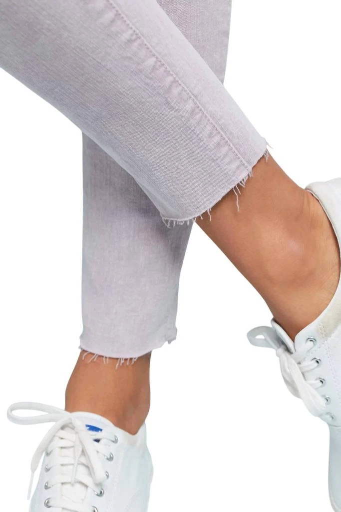 Current Elliott The Stiletto Skinny Stretch Raw Hem Jean In Purple 4