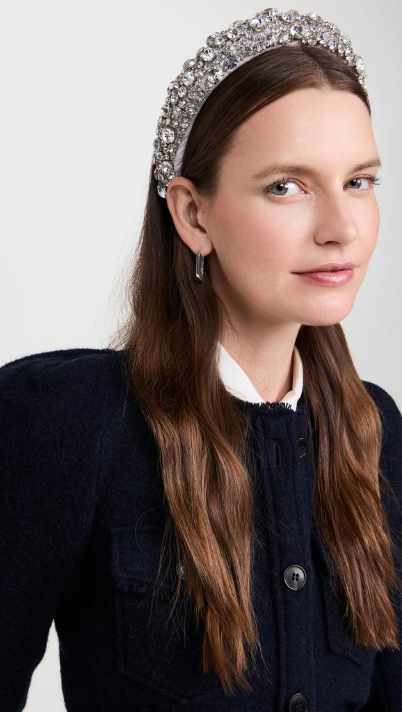 LELET NY Hannah Crystal Padded Headband