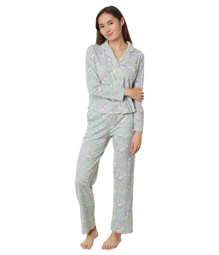 Karen Neuburger Petite Gramercy Park Long Sleeve Girlfriend PJ Set