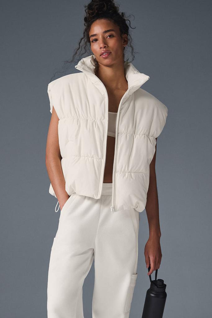 Alo Incline Puffer Vest - Ivory
