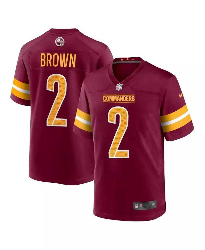 NIKE Men's Dyami Brown Burgundy Washington Commanders Game Jersey 2