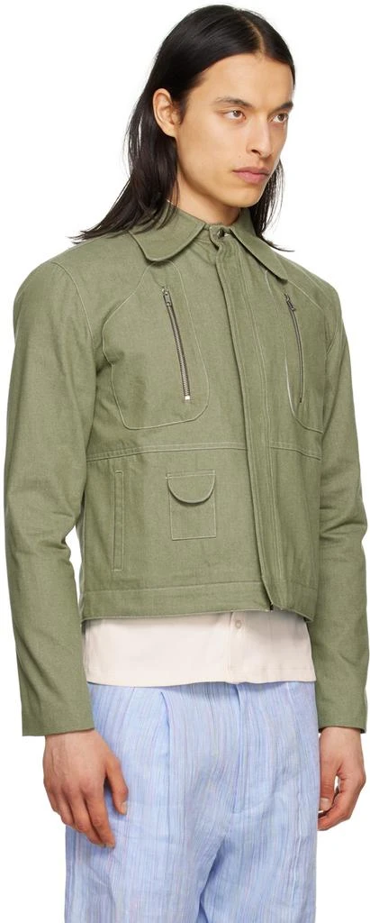 Carlota Barrera Khaki Biker Jacket 2