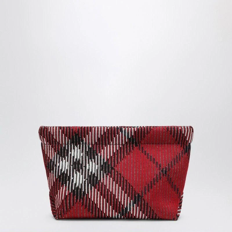 Burberry Burberry Clutch Bag With Check Pattern 1