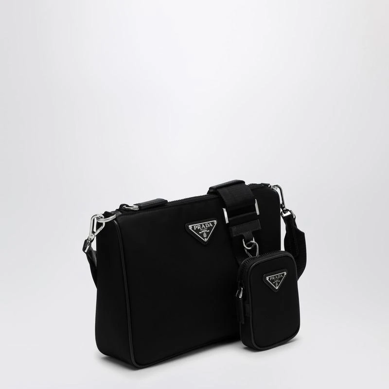 Prada Black cross-body bag in Re-Nylon and Saffiano leather 3