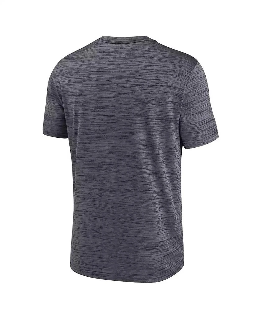 NIKE Men's Anthracite Carolina Panthers Yardline Velocity Performance T-shirt 4