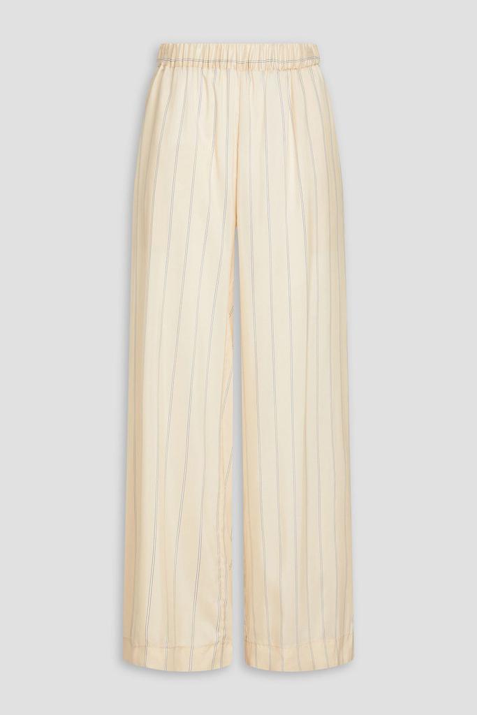 Le Kasha + Nadine Harper striped silk wide-leg pants