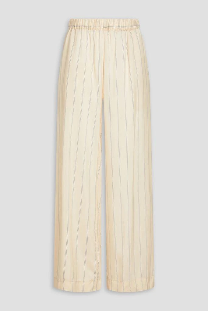 Le Kasha + Nadine Harper striped silk wide-leg pants 1