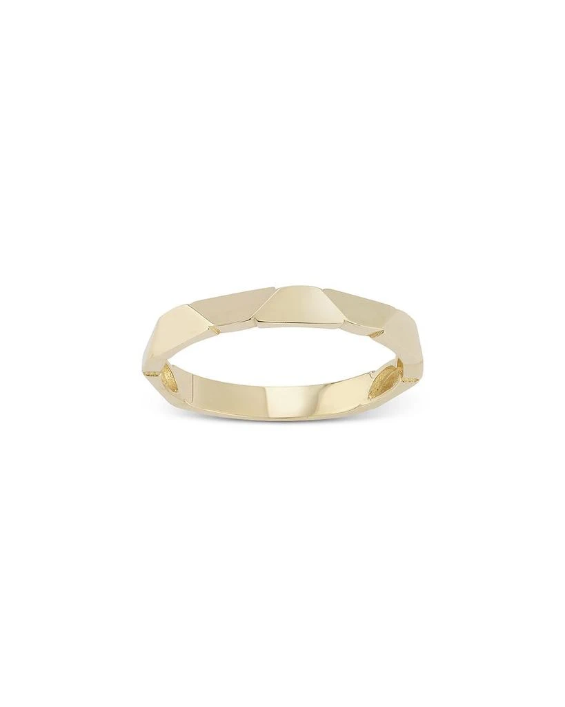 Moon & Meadow 14K Yellow Gold Angle Stack Ring 2