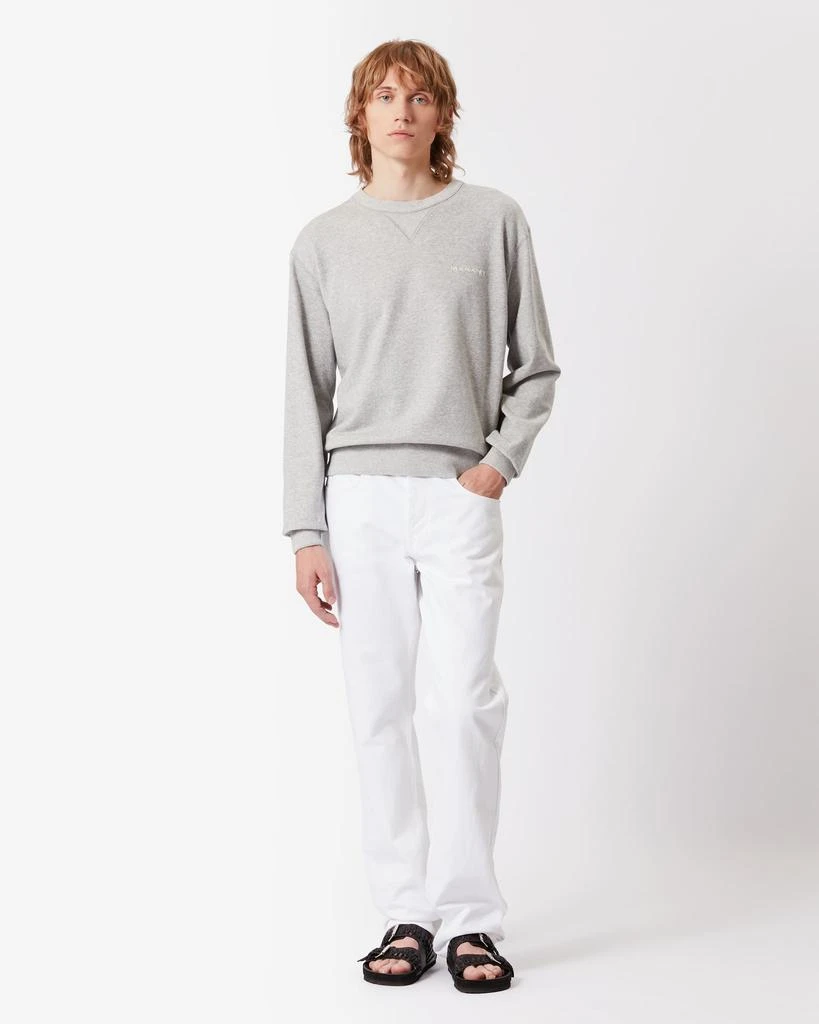 Isabel Marant ISABEL MARANT, MIKIS LOGO SWEATSHIRT - Men - Grey - M 1