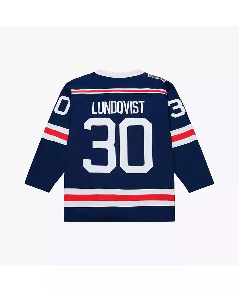 Mitchell 
Ness Men
s Henrik Lundqvist Blue New York Rangers 2018 NHL Winter Classic Power Play Jersey 3