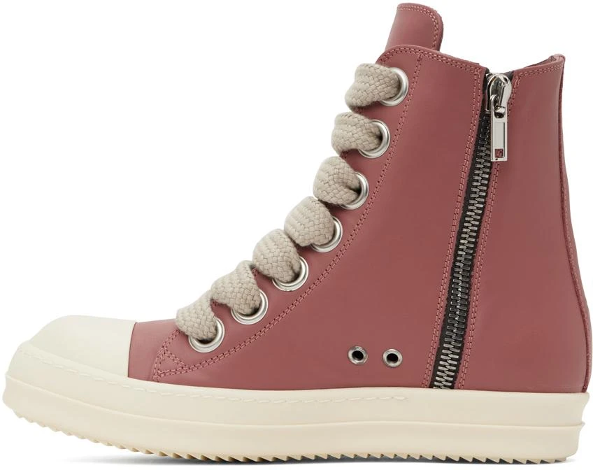 Rick Owens Pink Porterville Jumbolaced Sneakers 3