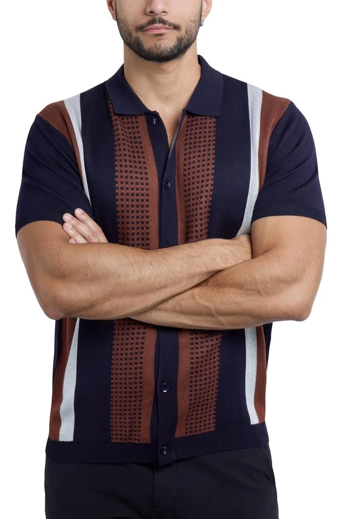 Spring + Mercer Stripe Polo Sweater 6