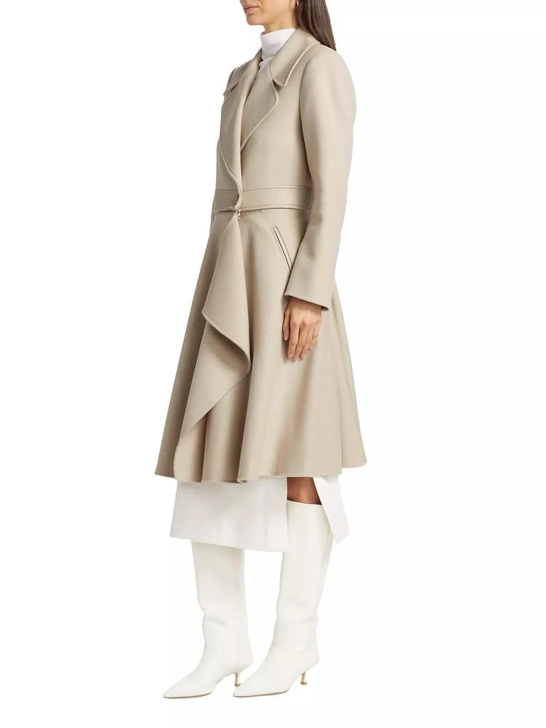 Mackage Rose Wool and Leather Coat 4