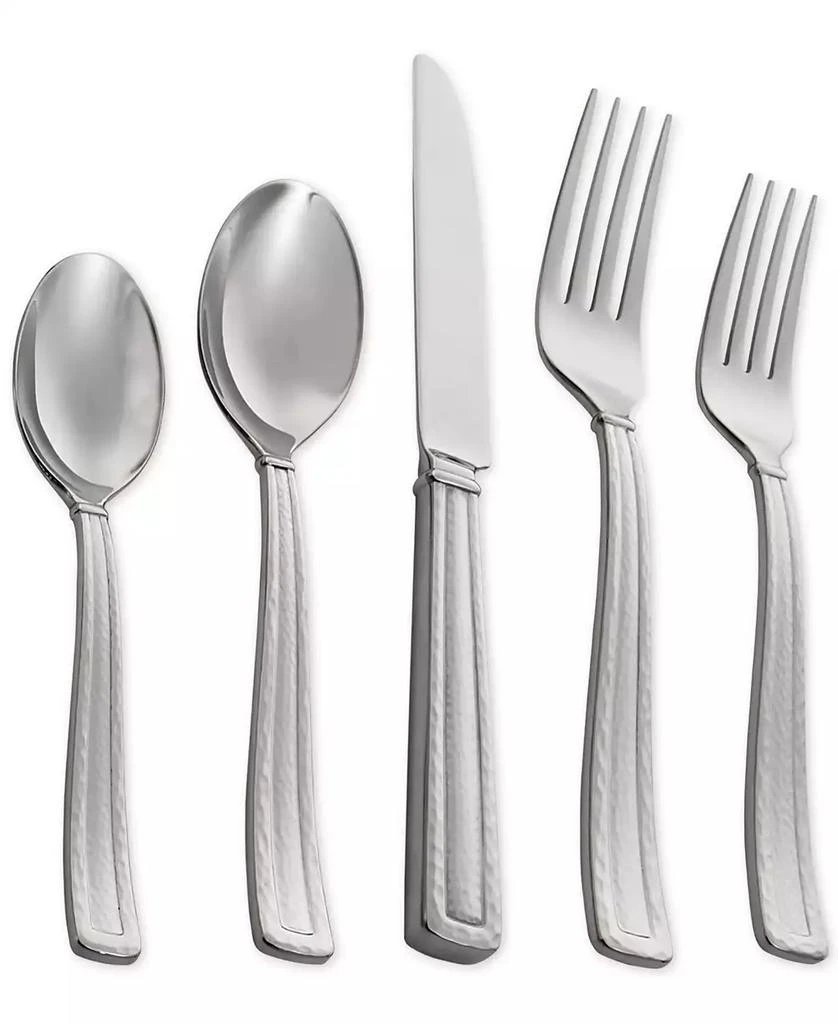 Michael Aram Stainless Steel Hammertone Collection 5-Pc. Flatware Set 1
