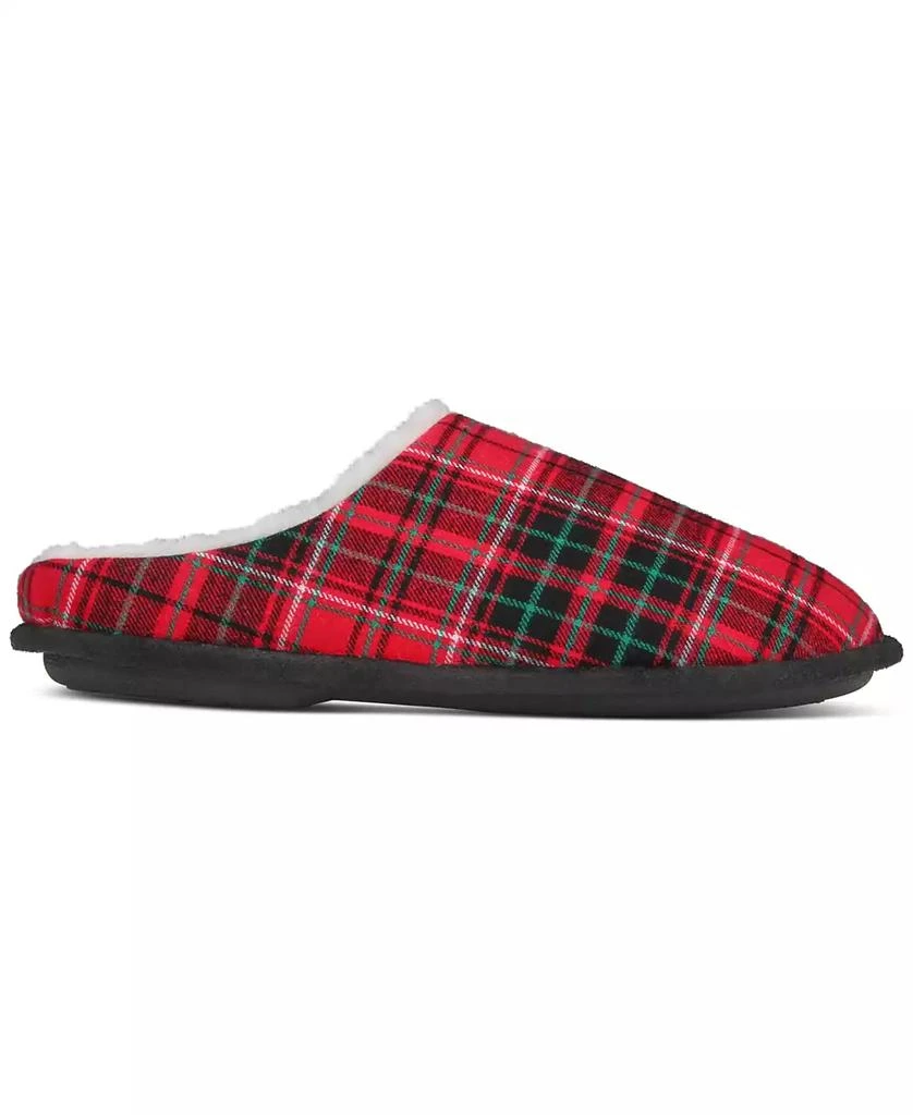 Club Room Men's Plaid Slippers, Created for Macy's 9