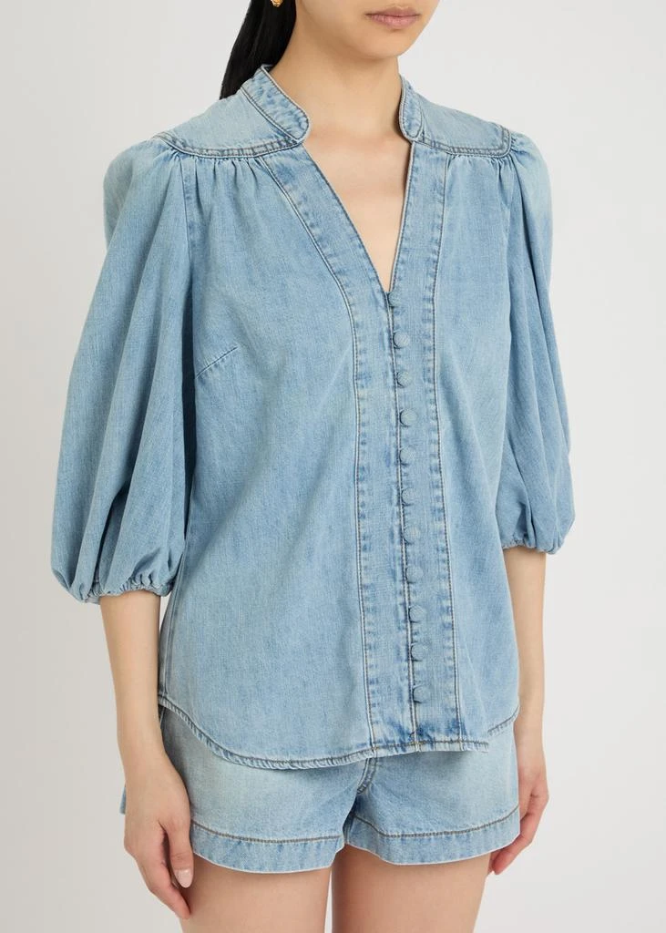 Zimmermann Lucky denim blouse 2
