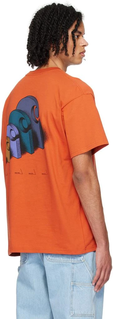 Carhartt WIP Orange Diagram C T-Shirt 3