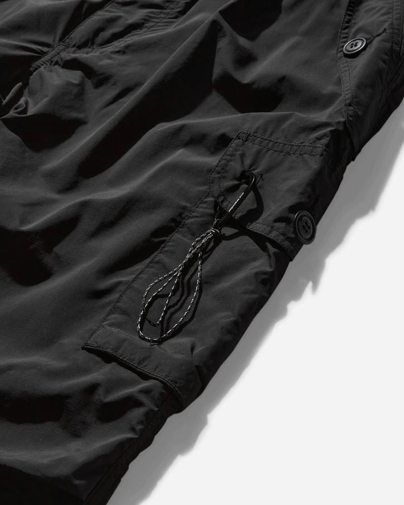 And Wander Men's Oversized Cargo Pants Black 4